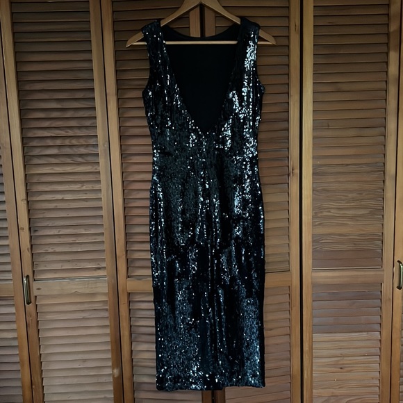 Dress the Population black sequin dress - Picture 2 of 8